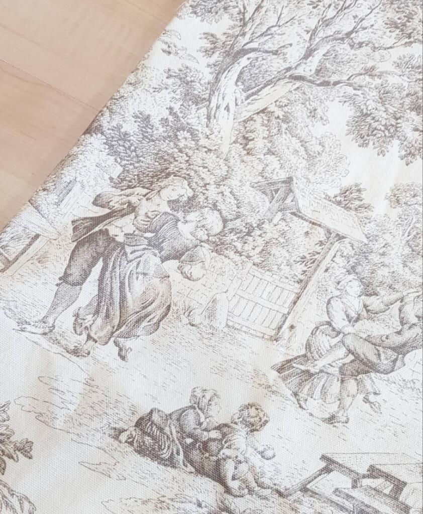 Magnolia - Country & Brocante - TOVAGLIA TOILE DE JOUY BEIGE 2 TOVAGLIA TOILE DE JOUY BEIGE - immagine 2