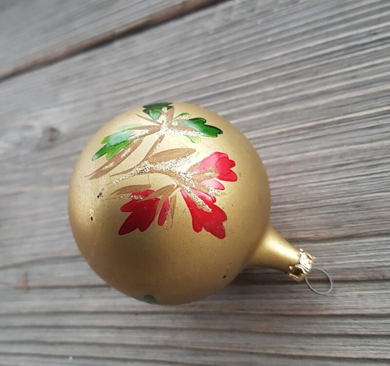 PALLINA DI NATALE IN VETRO VINTAGE