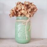 VASO BALL MASON DECORATO A MANO
