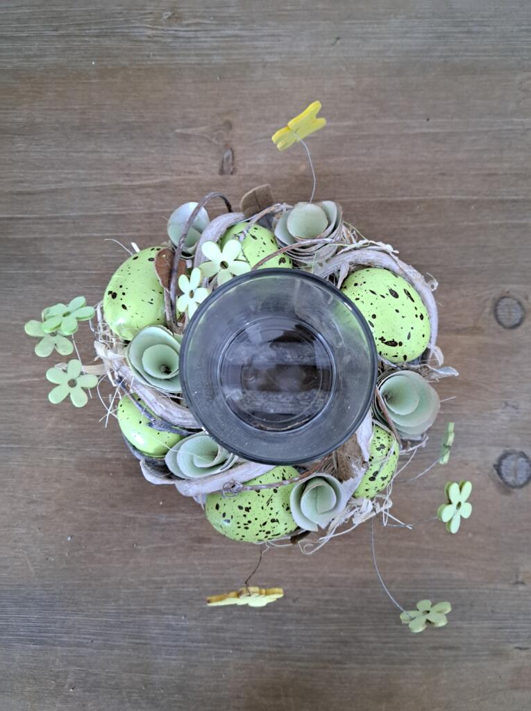 Magnolia - Country & Brocante - PORTACANDELA VERDE 2 PORTACANDELA VERDE - immagine 2