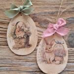 DECORAZIONE OVETTO IN LEGNO