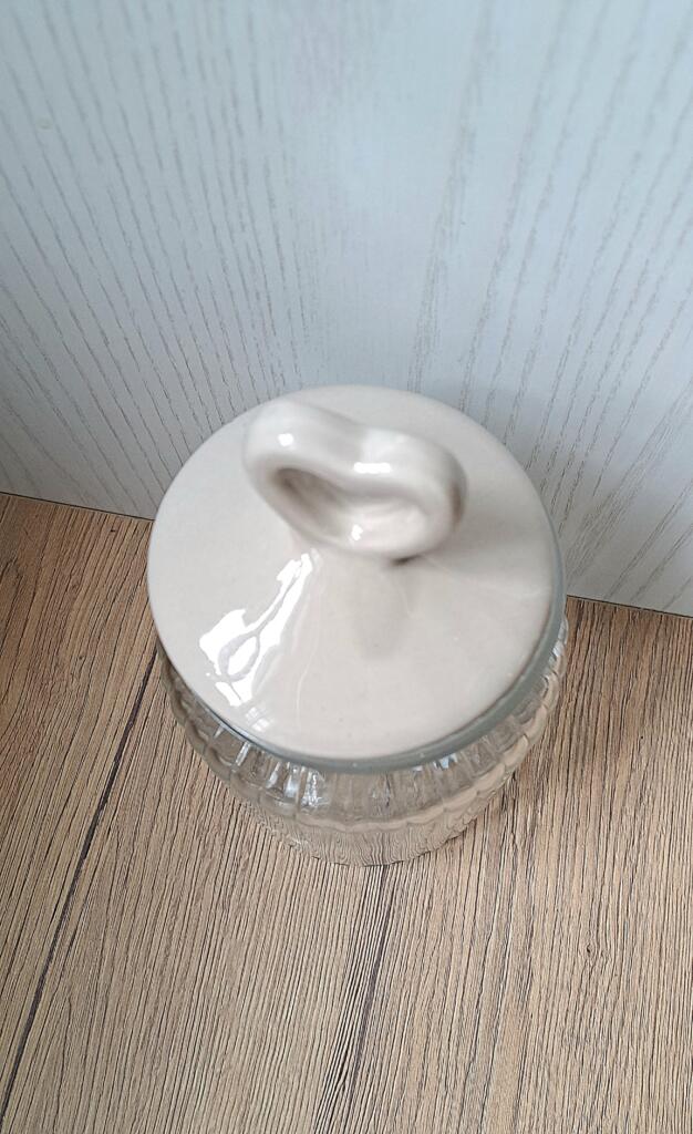 Magnolia - Country & Brocante - VASO CON TAPPO A CUORE 2 VASO CON TAPPO A CUORE - immagine 2