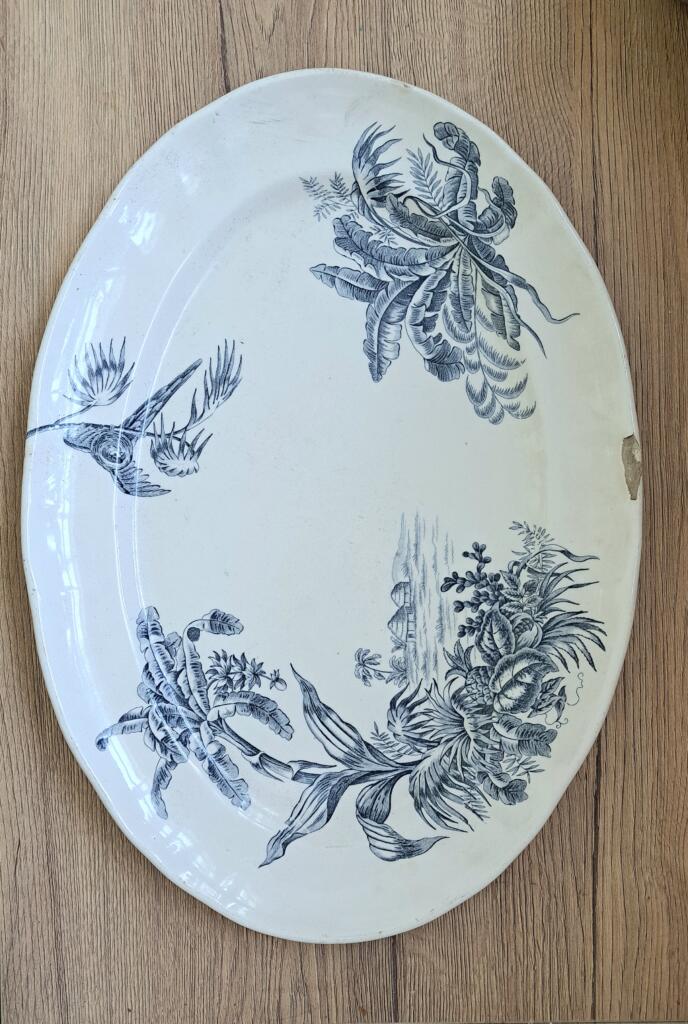 Magnolia - Country & Brocante - PIATTO DA PORTATA OVALE LONGCHAMP 1 PIATTO DA PORTATA OVALE LONGCHAMP