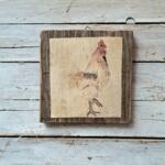 QUADRETTO CON GALLO