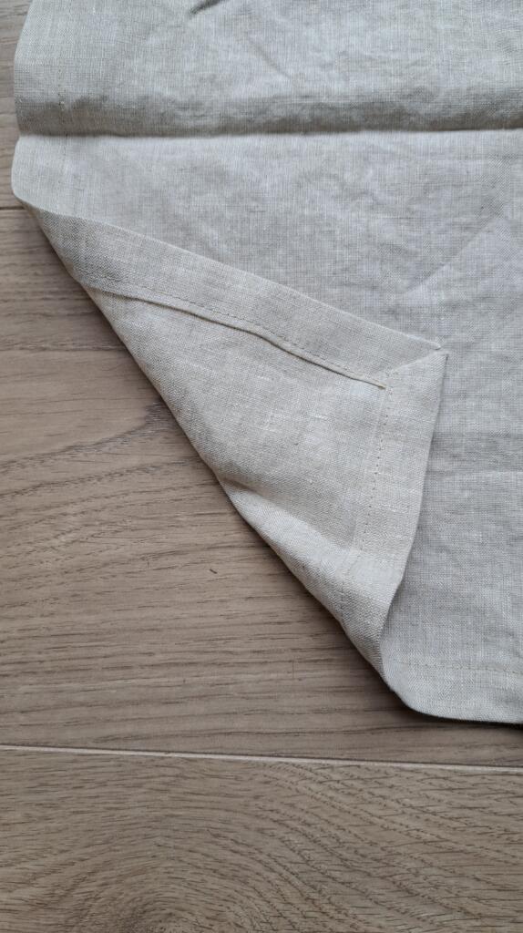Magnolia - Country & Brocante - TOVAGLIOLO IN LINO BEIGE 2 TOVAGLIOLO IN LINO BEIGE - immagine 2