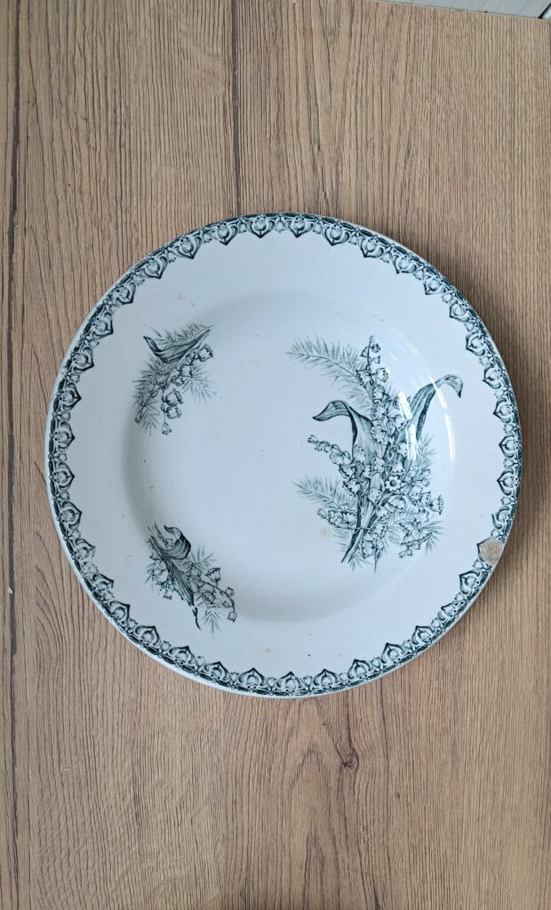 Magnolia - Country & Brocante - PIATTO FONDO MUGUET 1 PIATTO FONDO MUGUET