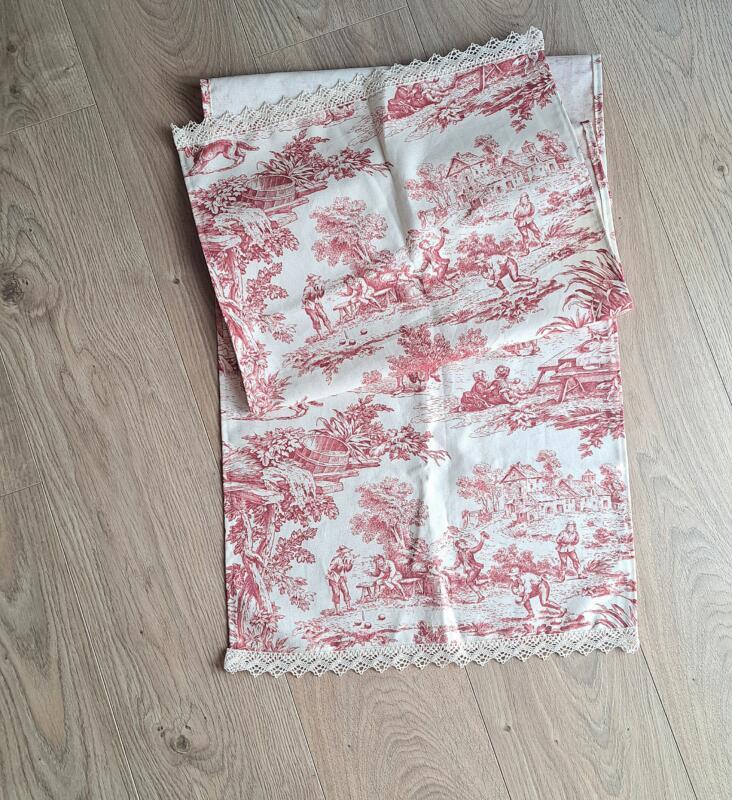 RUNNER TOILE DE JOUY ROSSA