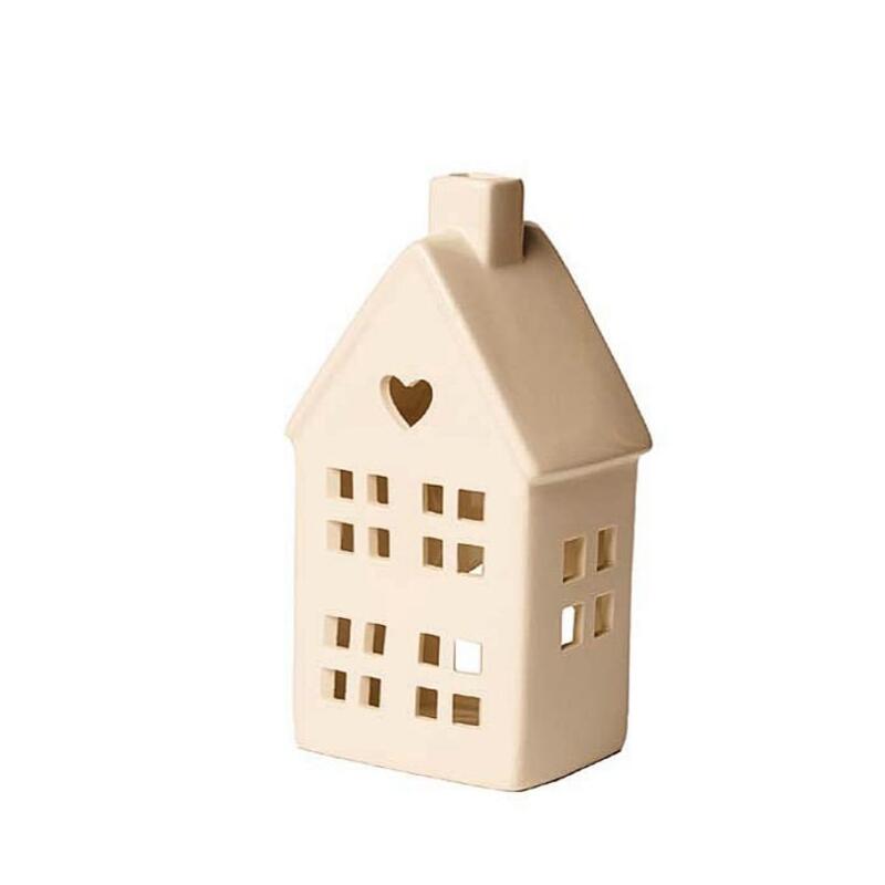 CASETTA IN CERAMICA BIANCA GRANDE