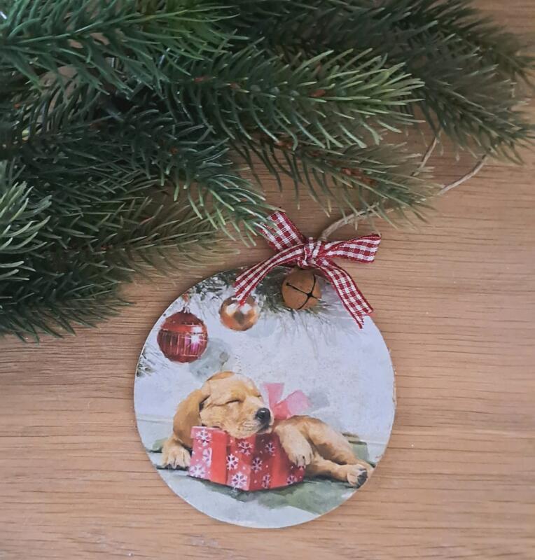 DECORAZIONE DI NATALE CAGNOLINO