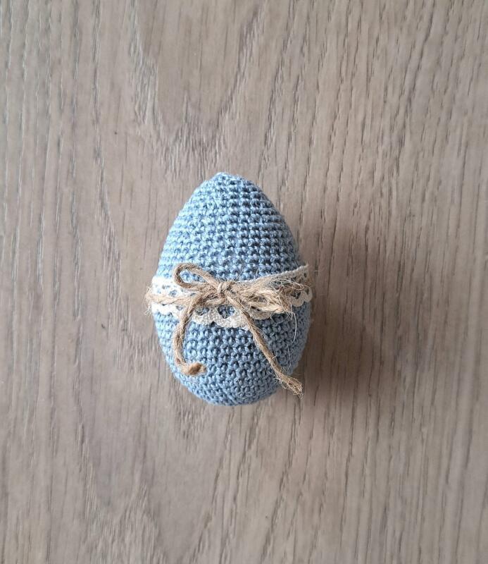 OVETTO CROCHET AZZURRO