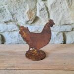 GALLINA IN FERRO ARRUGINITO