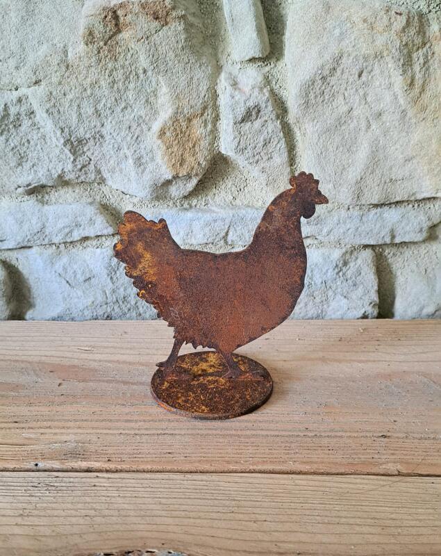 GALLINA IN FERRO ARRUGINITO