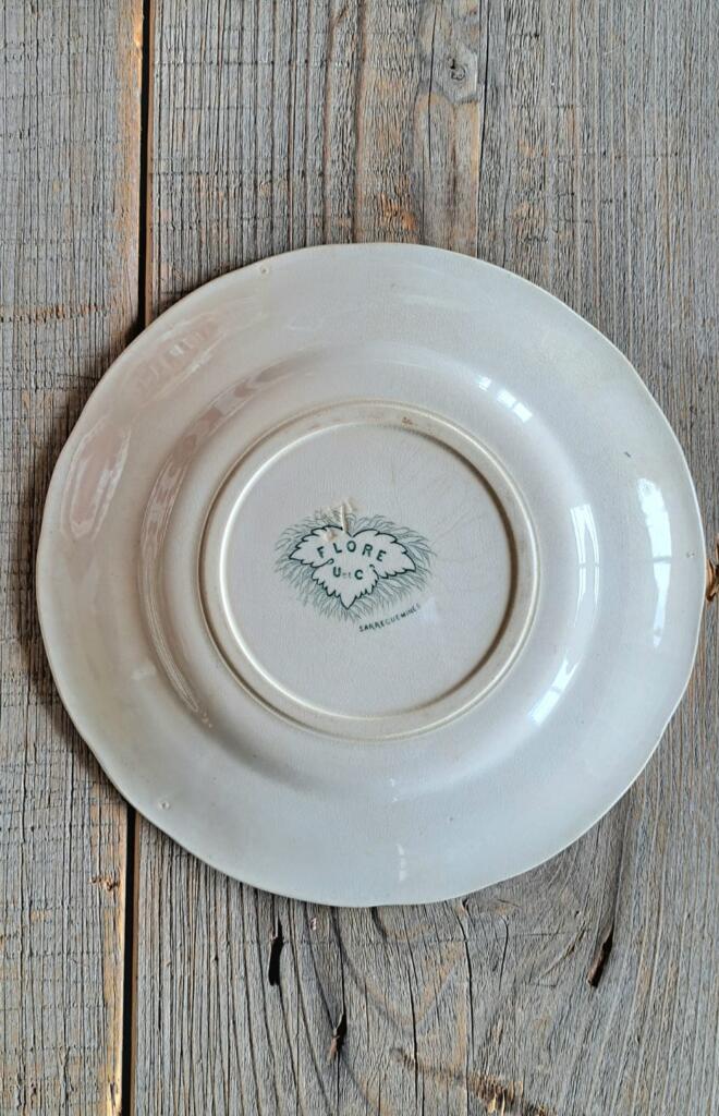 Magnolia - Country & Brocante - PIATTO DA DESSERT SARREGUEMINES FLORES 2 PIATTO DA DESSERT SARREGUEMINES FLORES - immagine 2