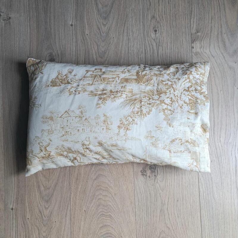 CUSCINO TOILE DE JOUY BEIGE RETTANGOLARE