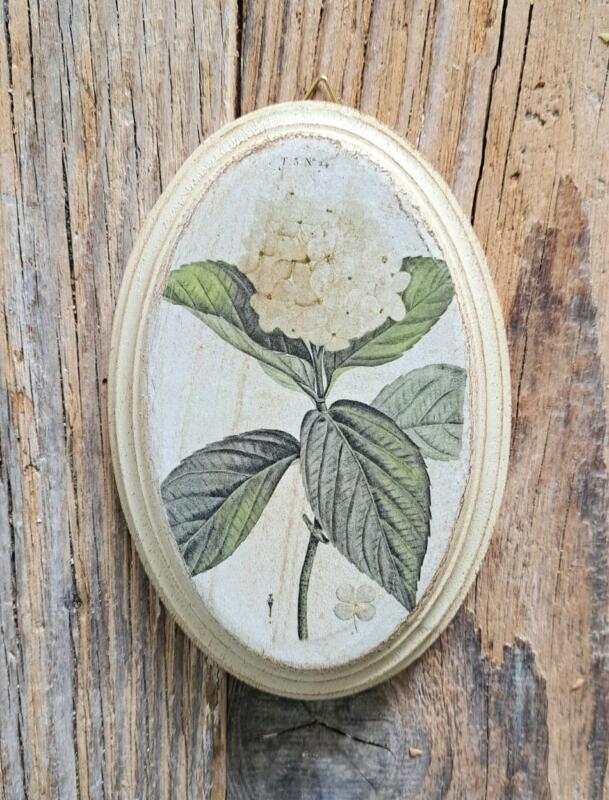 QUADRETTO IN LEGNO ORTENSIA