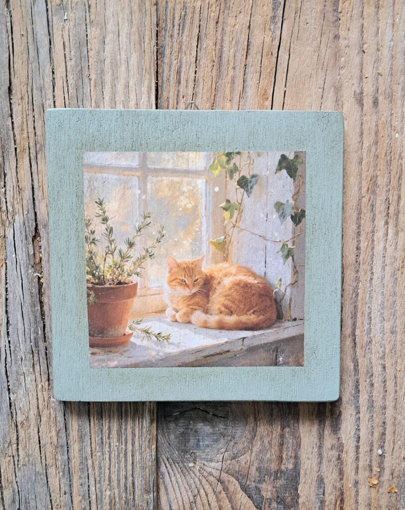 Magnolia - Country & Brocante - QUADRETTO GATTINO 1 QUADRETTO GATTINO