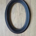 VECCHIA CORNICE OVALE NERA