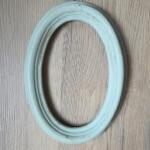VECCHIA CORNICE OVALE VERDE