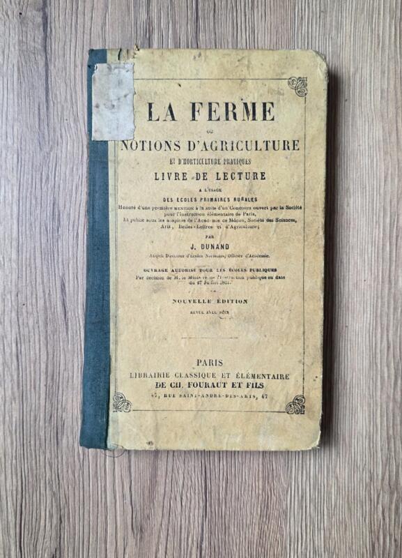 VECCHIO LIBRO FRANCESE