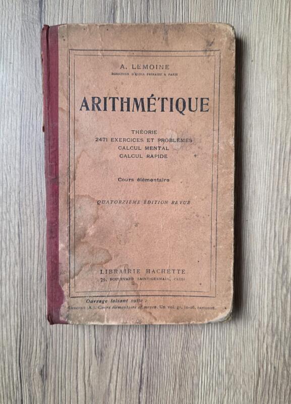 VECCHIO LIBRO FRANCESE