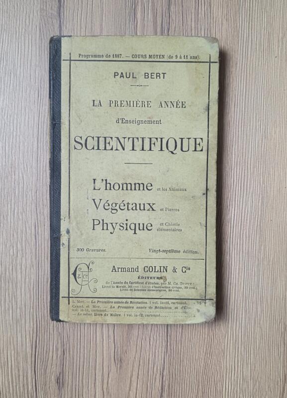 VECCHIO LIBRO FRANCESE